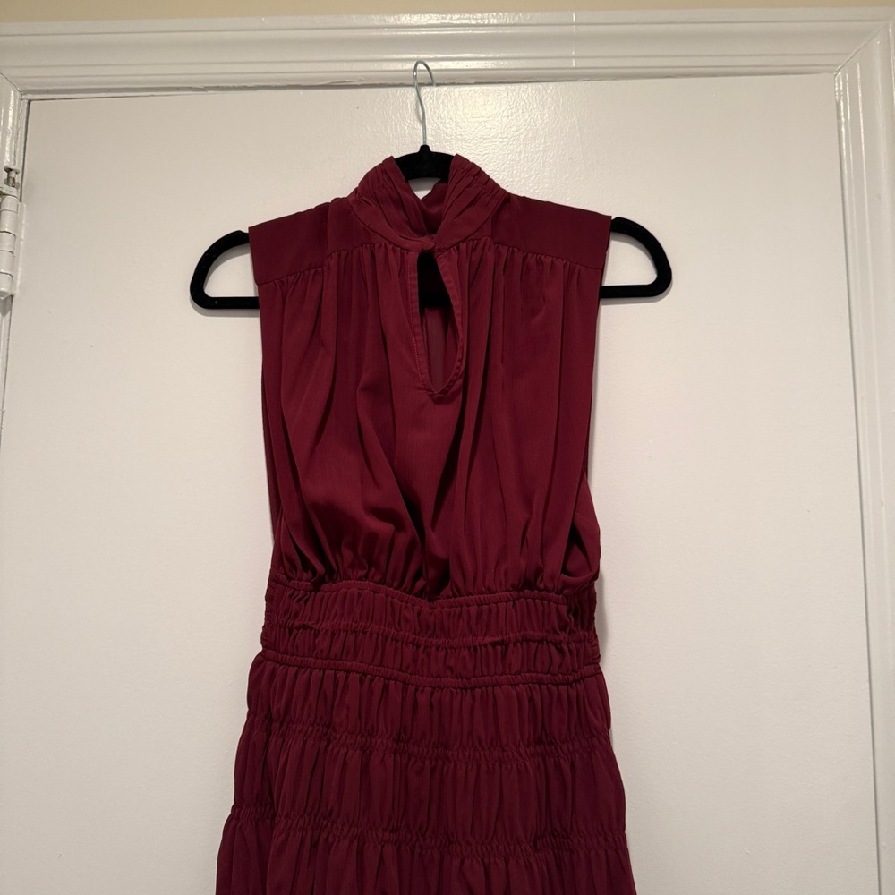 Derek Lam 10 Crosby Junia Sleeveless Tiered Midi Dress - Picture 8 of 13
